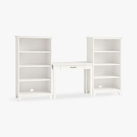 Hampton Small Space Writing Desk &amp; Bookcase Set (98")