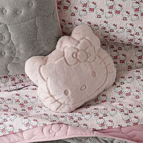 Hello Kitty® Magical Faux Fur Pillow