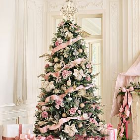 LoveShackFancy Striped Mercury Ornament with Bow