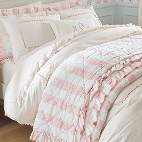 Organic Mini Ricrac Border Duvet Cover