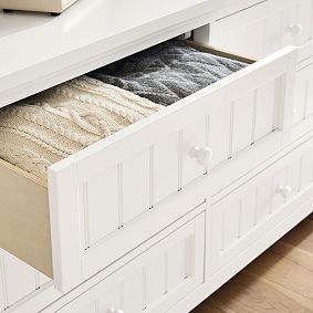 Beadboard 6-Drawer Dresser (56w x 19d")