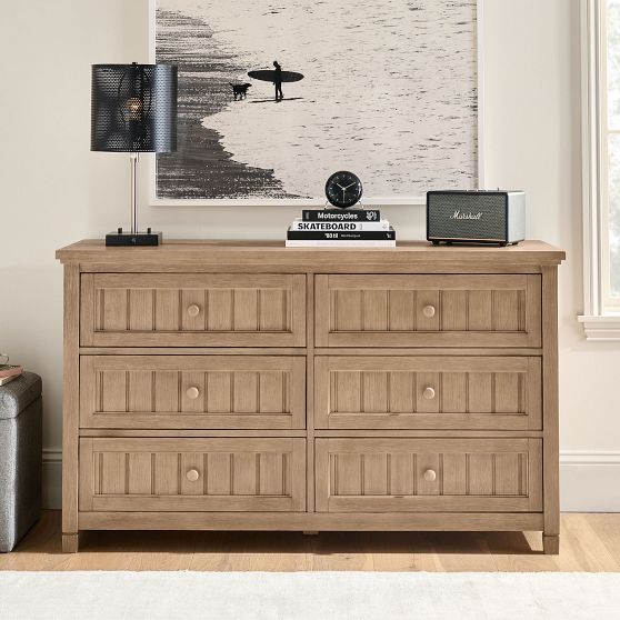 brown two drawer dresser Nordhaven - 5 Drawer Chest