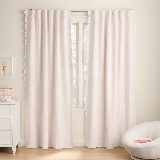 Cabana Stripe Smock Top Curtain | Pottery Barn Teen