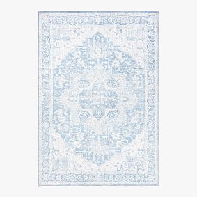 Open Box: Ellington Washable Rug, 8' x 10' - Light Blue