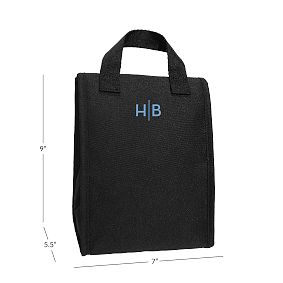 Gear-Up Black Roll-Top Lunch Box