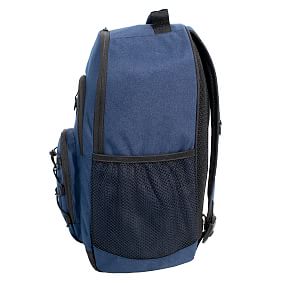 Gear-Up Navy Solid  Backpack