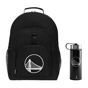 Gear-Up Personalized NBA Team Backpack &amp; Water Bottle Bundle