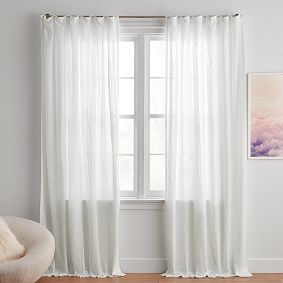 Heart Light-Up Sheer Curtain