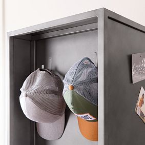 Locker Rotating Bookcase with Mirror - Thumbnail 3