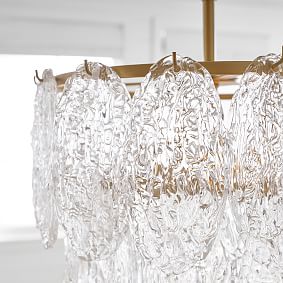 Monique Lhuillier Pressed Glass Chandelier (14")