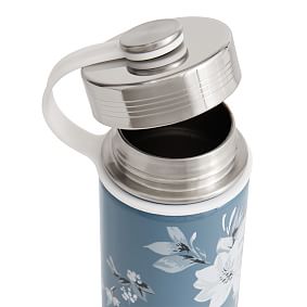 Northfield Camilla Floral Light Blue Slim Water Bottle