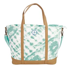 Northfield Carmel Tie-Dye Pool Zipper Recycled Tote