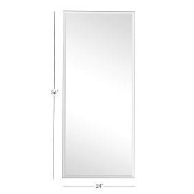 Ombre Ambient Backlit LED Floor Mirror (24&quot;x56&quot;)