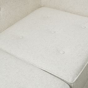 Piped Cushy Loveseat Set with Storage (65")