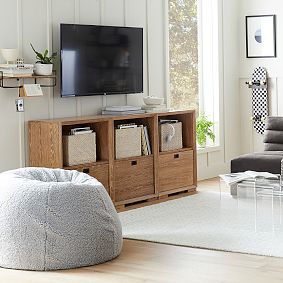 Callum Triple 1-Drawer Wide Storage Cabinet (75")