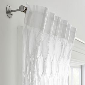 Smocked Pleated Sheer Curtain