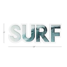 Surf Word Tabletop Light
