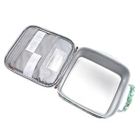 Gear-Up Aqua Gold Metallic Leopard   Lunch Box