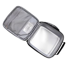 Gear Up Charcoal Buffalo Plaid  Lunch Box