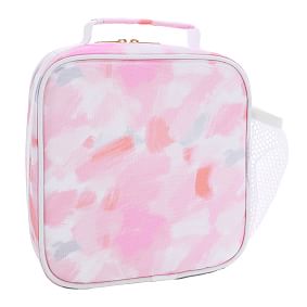 Gear-Up Claire Pink Brushstrokes Lunch Box