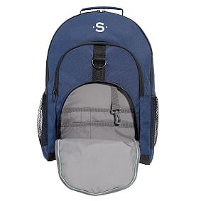 Gear-Up Navy Solid  Backpack