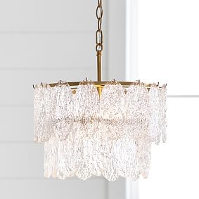 Monique Lhuillier Pressed Glass Chandelier (14")