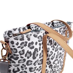 Northfield Leopard Zipper Recycled Tote