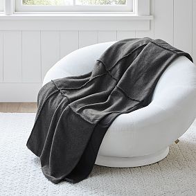 Sweatshirt Patched Throw