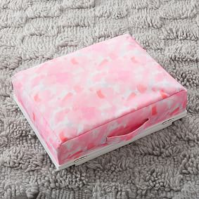 Adjustable Super Storage Lapdesk- Claire Pink Brushstrokes