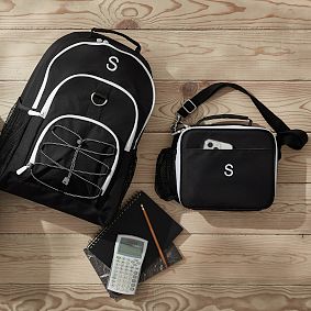 Gear-Up Color Block Black/White Cold Pack Lunch Box