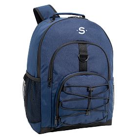 Gear-Up Navy Solid  Backpack