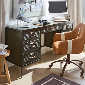 Locker Double Pedestal Smart Storage Desk (64&quot;)
