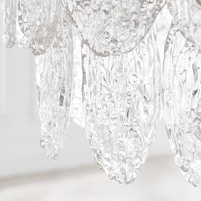 Monique Lhuillier Pressed Glass Chandelier (14")