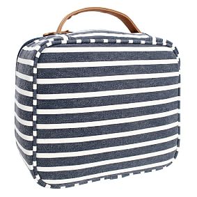 Northfield Stripe Navy  Cold Pack Lunch Box
