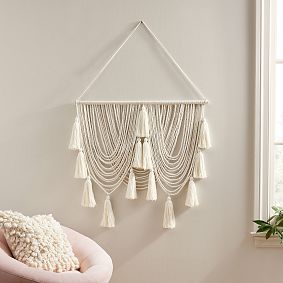 Wood Bead Hanging Wall Decor