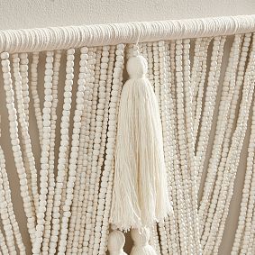 Wood Bead Hanging Wall Decor