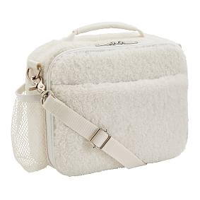 Gear-Up Cream Cozy Sherpa Cold Pack Lunch Box