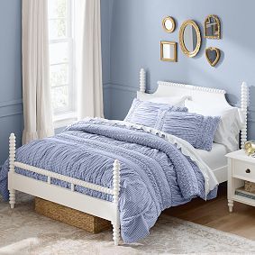 Washed Cotton Ruffle Organic Sheet Set