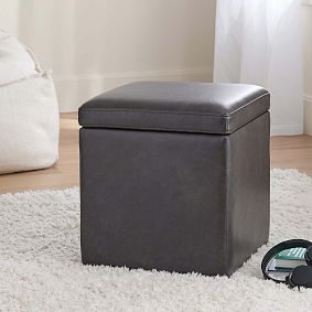 Simple Square Storage Ottoman