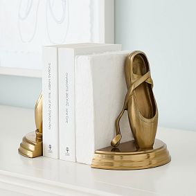 Ballet Slipper Bookends - Set of 2