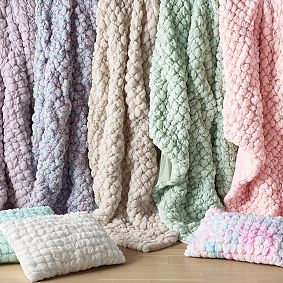 Tie-Dye Marshmallow Jersey Quilt