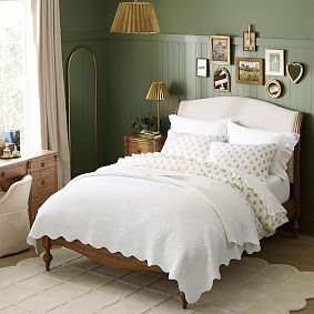 Washed Cotton Ruffle Organic Sheet Set