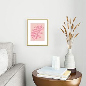 Pink Palm Leaf Art