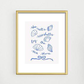 She Sells Seashells Art