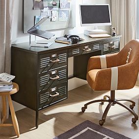 Locker Double Pedestal Smart Storage Desk (64")