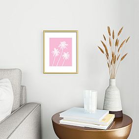 Pink Palm Trees Art