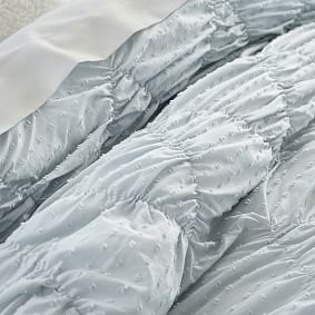 Swiss Dot Whimsical Waves Comforter