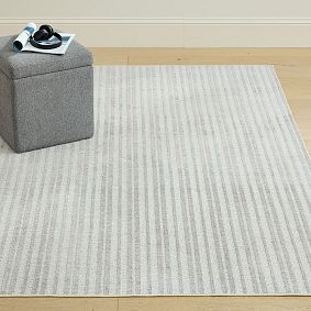 Washable Tonal Stripe Rug