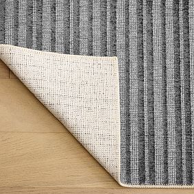 Washable Tonal Stripe Rug