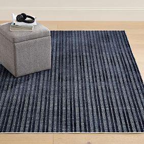 Washable Tonal Stripe Rug